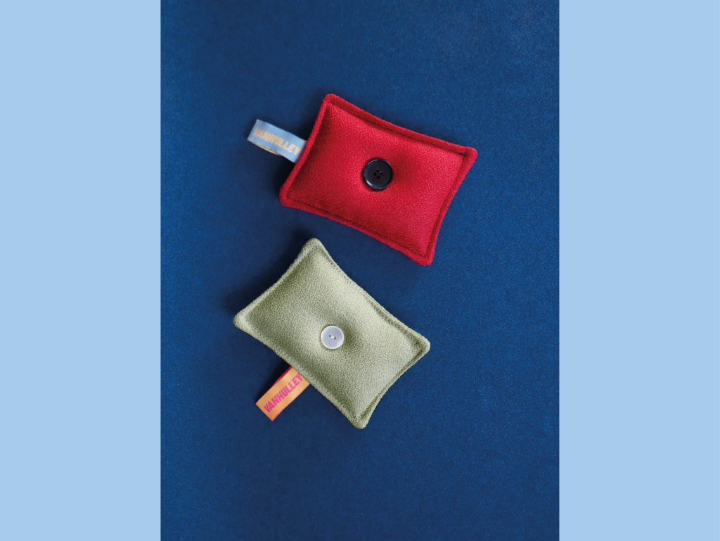 Kerstcollectie: sleutelhanger kussentje Vanhulley